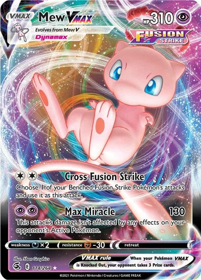 Mew VMAX - 114/264 (Ultra Rare) [FST-114-UR]