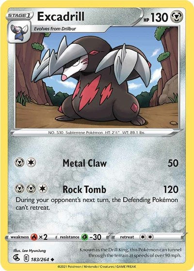 Excadrill - 183/264 (Uncommon) [FST-183-U]