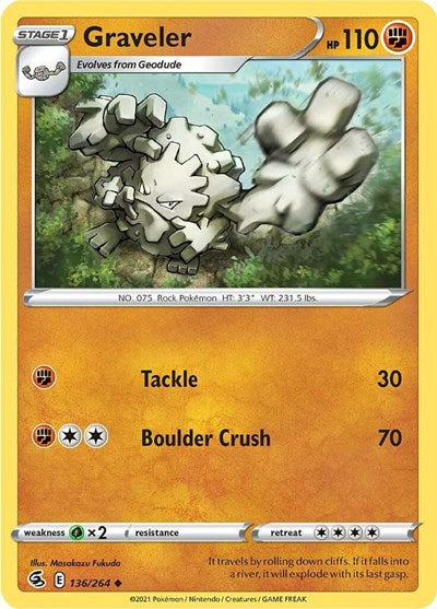 Graveler - 136/264 (Uncommon) [FST-136-U]