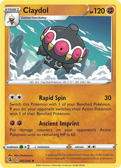 Claydol - 145/264 (Rare) [FST-145-R]