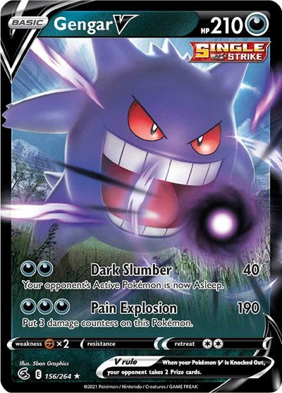 Gengar V - 156/264 (Ultra Rare) [FST-156-UR]