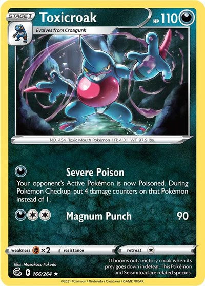 Toxicroak - 166/264 (Rare) [FST-166-R]