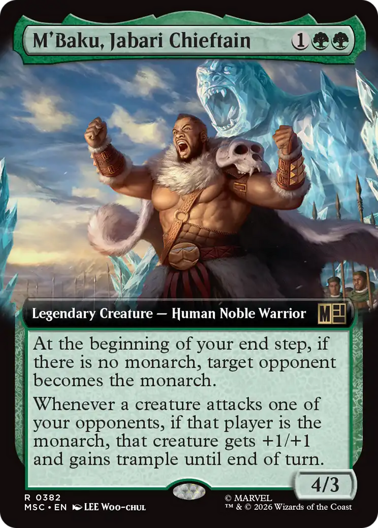 M'Baku, Jabari Chieftain - Extended Art [MSC-382]