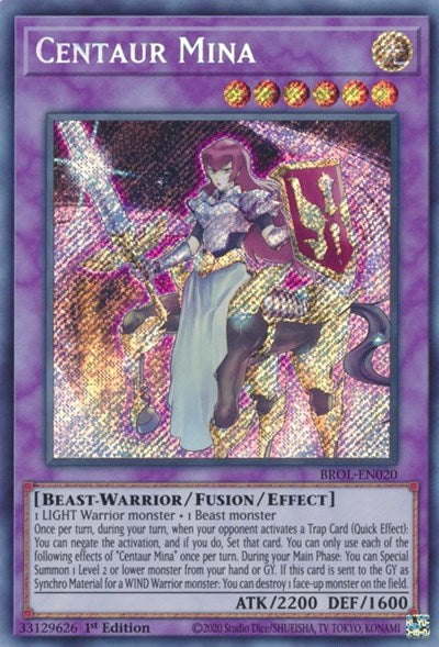 Centaur Mina (Secret Rare) [BROL-EN020-SeR]