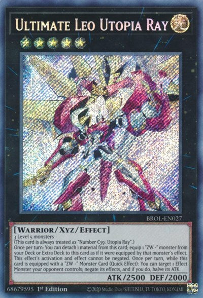 Ultimate Leo Utopia Ray (Secret Rare) [BROL-EN027-SeR]
