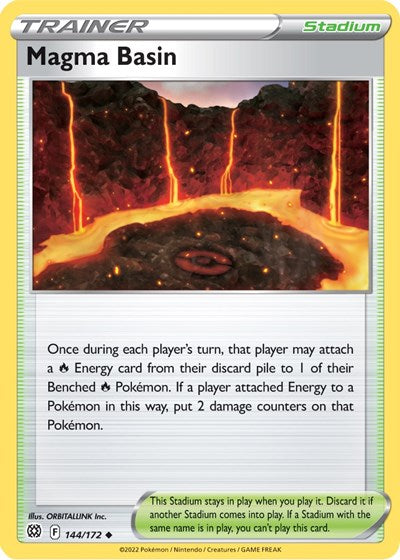 Magma Basin - 144/172 (Uncommon) [BRS-144-U]