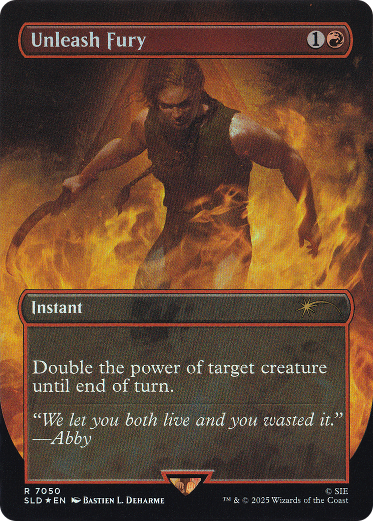 Unleash Fury - Borderless - Full Art [SLD-7050]