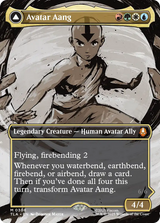 Avatar Aang // Aang, Master of Elements - Borderless - Full Art [TLA-308]