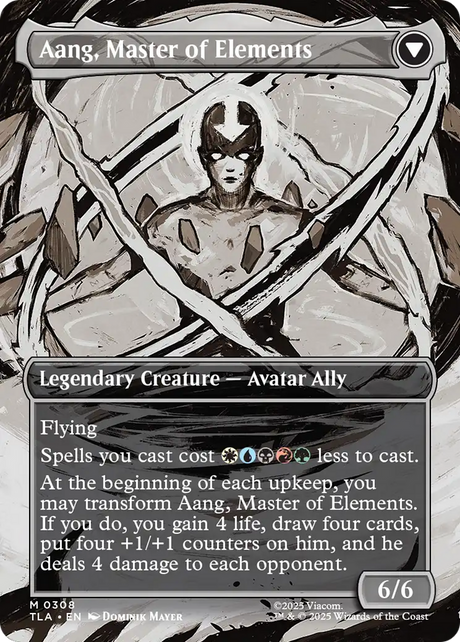 Avatar Aang // Aang, Master of Elements - Borderless - Full Art [TLA-308]