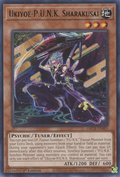 Ukiyoe-P.U.N.K. Sharakusai (Rare) [GRCR-EN001-R]