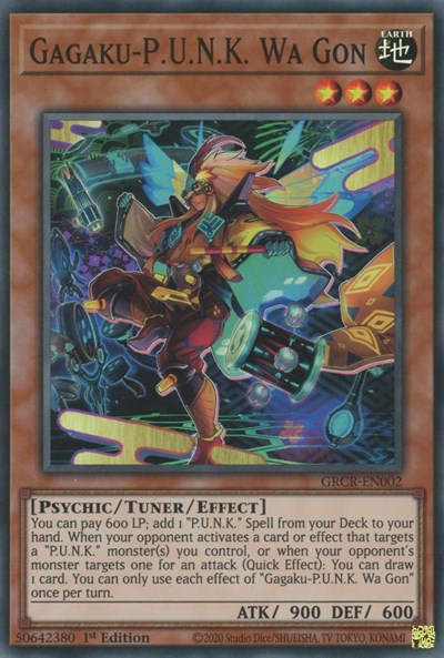 Gagaku-P.U.N.K. Wa Gon (Super Rare) [GRCR-EN002-SuR]