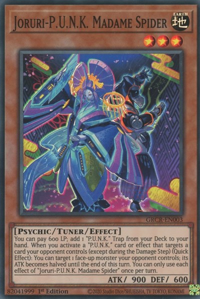 Joruri-P.U.N.K. Madame Spider (Super Rare) [GRCR-EN003-SuR]
