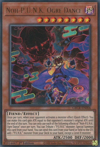 Noh-P.U.N.K. Ogre Dance (Ultra Rare) [GRCR-EN006-UR]