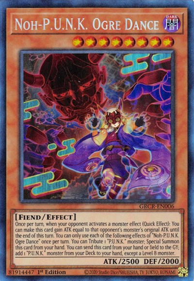 Noh-P.U.N.K. Ogre Dance (Collector's Rare) [GRCR-EN006-CR]