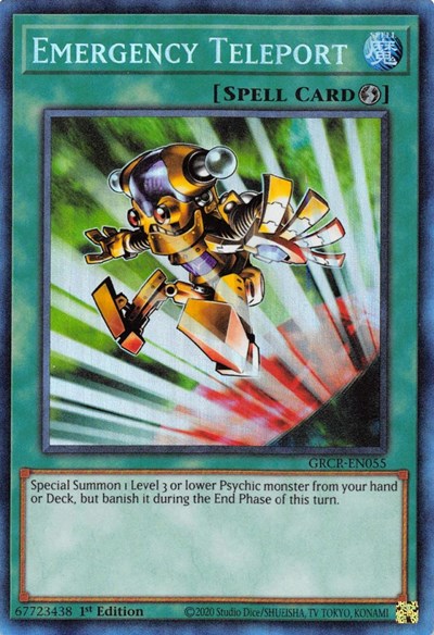 Emergency Teleport (Collector's Rare) [GRCR-EN055-CR]