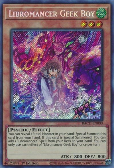 Libromancer Geek Boy (Secret Rare) [BACH-EN000-SeR]