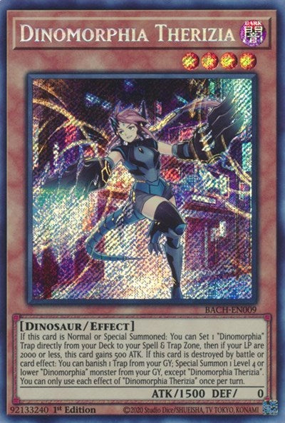 Dinomorphia Therizia (Secret Rare) [BACH-EN009-SeR]