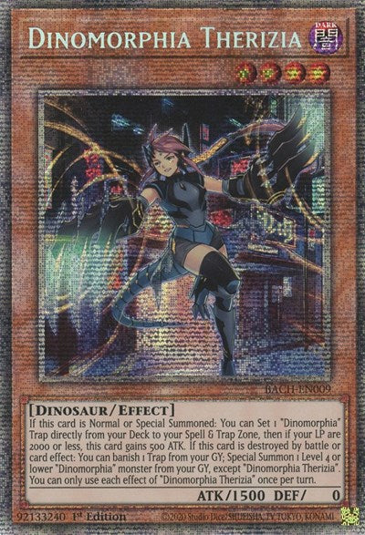 Dinomorphia Therizia (Starlight Rare) [BACH-EN009-StR]