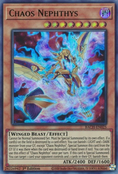 Chaos Nephthys (Ultra Rare) [BACH-EN025-UR]