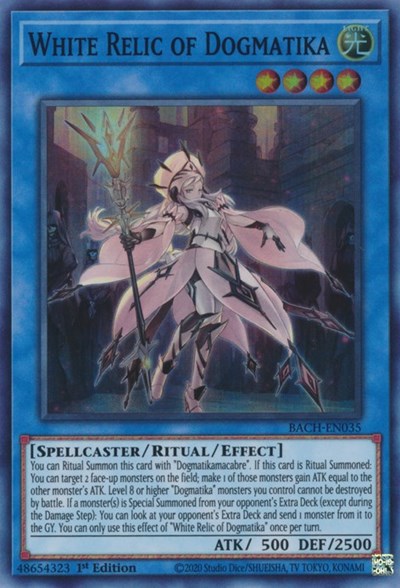 White Relic of Dogmatika (Super Rare) [BACH-EN035-SuR]