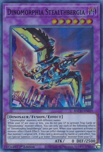 Dinomorphia Stealthbergia (Super Rare) [BACH-EN039-SuR]
