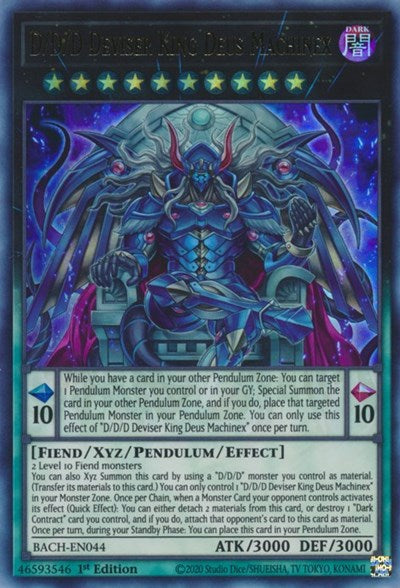 D/D/D Deviser King Deus Machinex (Ultra Rare) [BACH-EN044-UR]