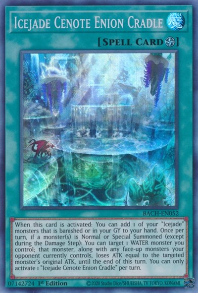 Icejade Cenote Enion Cradle (Super Rare) [BACH-EN052-SuR]