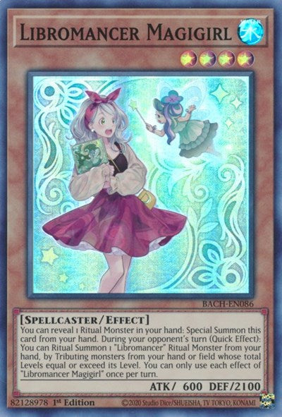 Libromancer Magigirl (Super Rare) [BACH-EN086-SuR]