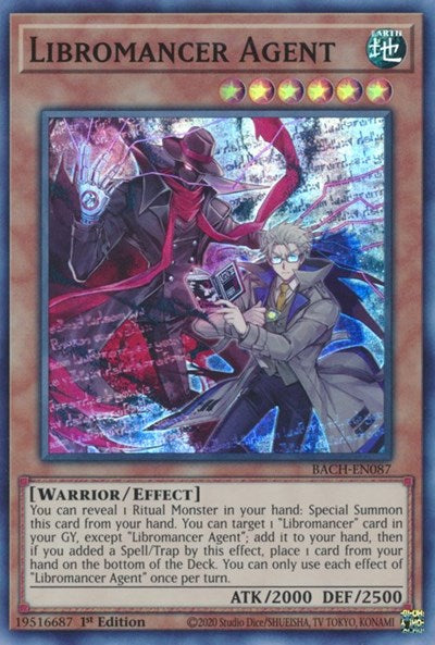 Libromancer Agent (Super Rare) [BACH-EN087-SuR]