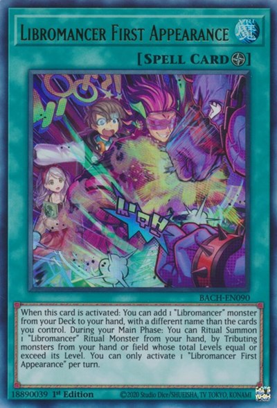 Libromancer First Appearance (Ultra Rare) [BACH-EN090-UR]