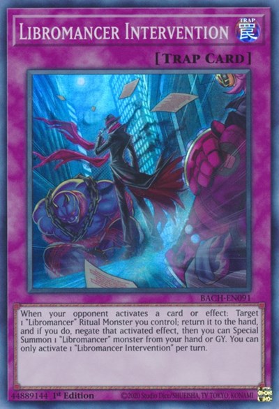 Libromancer Intervention (Super Rare) [BACH-EN091-SuR]
