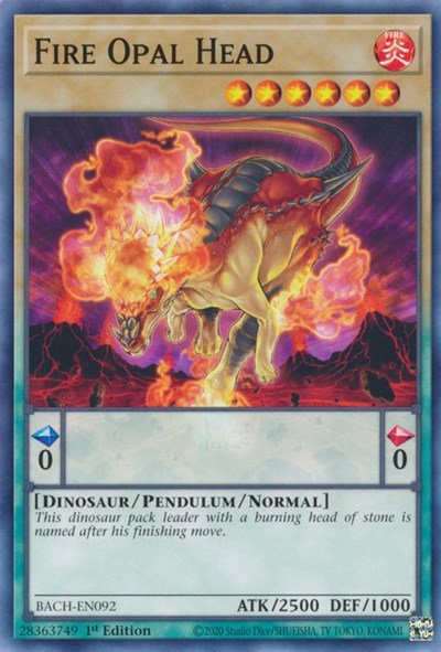 Fire Opal Head (Common) [BACH-EN092-C]