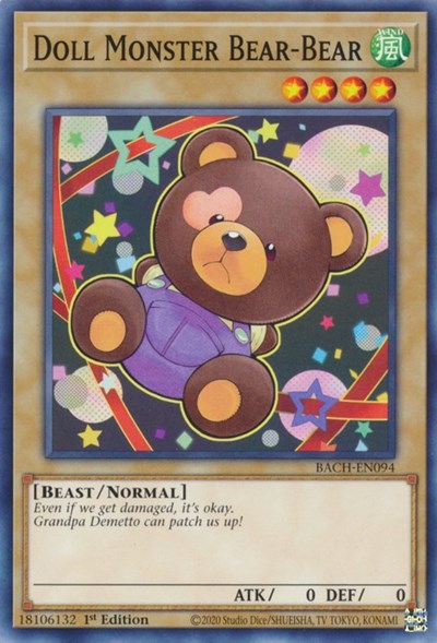 Doll Monster Bear-Bear (Common) [BACH-EN094-C]