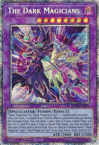 The Dark Magicians (Starlight Rare) [BACH-EN100-StR]