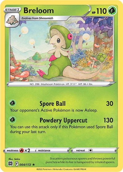 Breloom - 004/172 (Rare) [BRS-004-R]