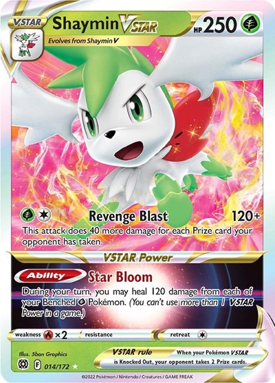 Shaymin VSTAR - 014/172 (Ultra Rare) [BRS-014-UR]