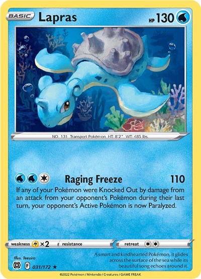 Lapras - 031/172 (Rare) [BRS-031-R]