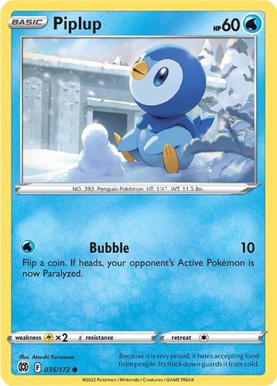 Piplup - 035/172 (Common) [BRS-035-C]
