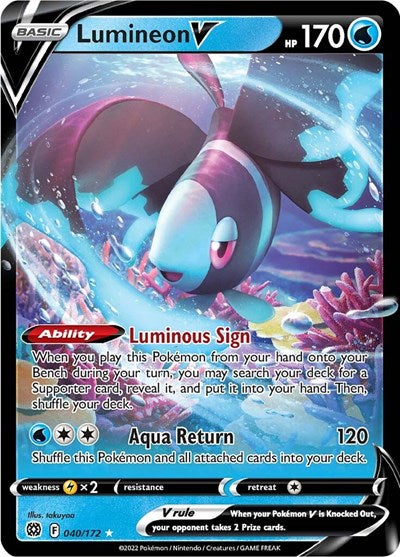 Lumineon V - 040/172 (Ultra Rare) [BRS-040-UR]