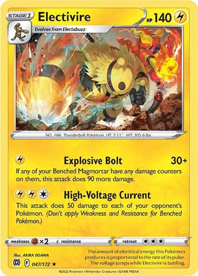 Electivire - 047/172 (Rare) [BRS-047-R]