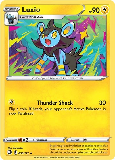 Luxio - 050/172 (Uncommon) [BRS-050-U]