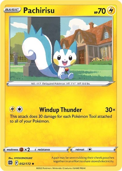 Pachirisu - 052/172 (Uncommon) [BRS-052-U]