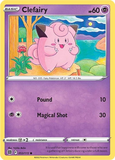 Clefairy - 053/172 (Common) [BRS-053-C]