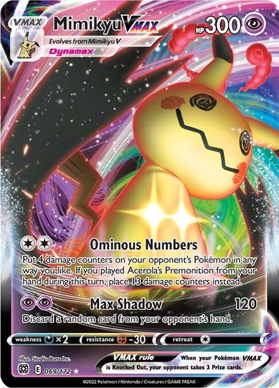 Mimikyu VMAX - 069/172 (Ultra Rare) [BRS-069-UR]