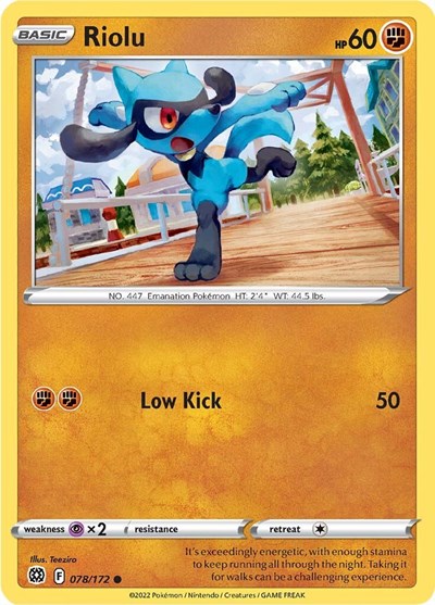 Riolu - 078/172 (Common) [BRS-078-C]