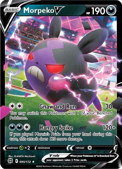 Morpeko V - 095/172 (Ultra Rare) [BRS-095-UR]
