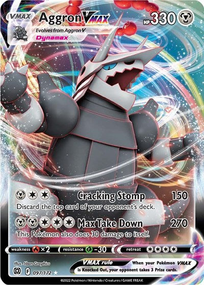 Aggron VMAX - 097/172 (Ultra Rare) [BRS-097-UR]