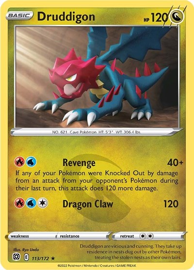 Druddigon - 113/172 (Rare) [BRS-113-R]