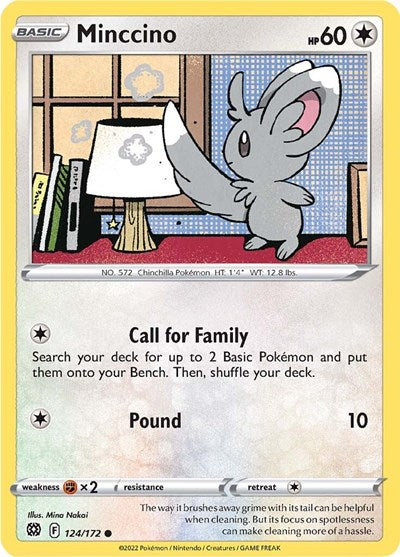 Minccino - 124/172 (Common) [BRS-124-C]