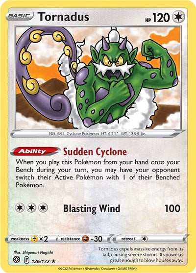 Tornadus - 126/172 (Rare) [BRS-126-R]